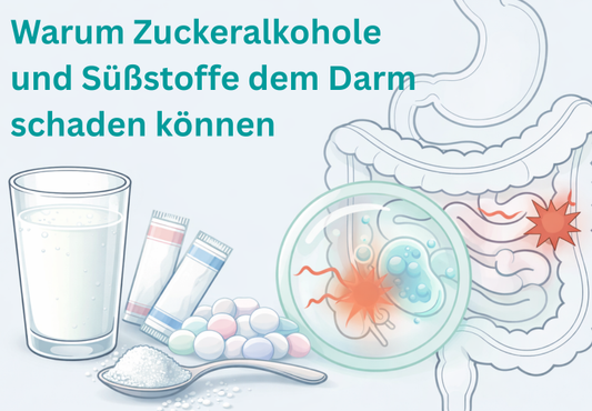 Warum Zuckeralkohole und Süßstoffe dem Darm schaden können