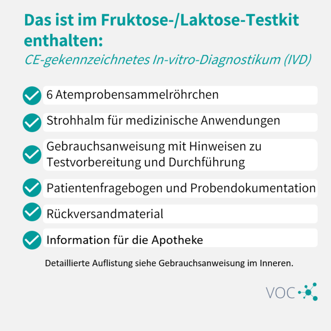 Fruktose und Laktose Test